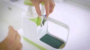 Диспенсер для мыла с подставкой/Дозатор для жидкого мыла