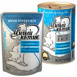 Пакет дой-пак &quot;Милый котик&quot; для кошек Рыбный микс в желе 85 гр.1/26