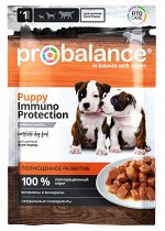 ProBalance Корм консервированный PUPPY  Immuno Protection для щенков, пауч100гр 1/25