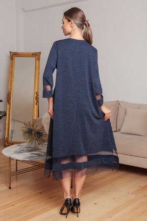 Платье 437/1, синий