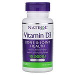 Natrol, Витамин D3, максимальная сила действия, 10 000 МЕ, 60 таб.
