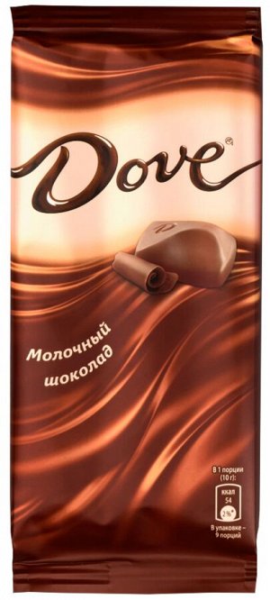 Шоколад Dove молочный шоколад 90г