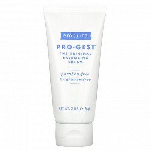 Emerita, Pro-Gest, крем с прогестероном, без запаха, 2 унции (56 г)