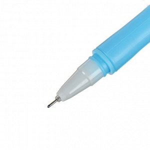 Ручка гелевая-прикол МИКС Бабочка светится при ультрафиолете