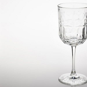 SÄLLSKAPLIG СЭЛЛЬСКАПЛИГ Бокал для вина, прозрачное стекло/с рисунком 27 сл, 4 шт