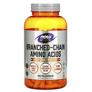 NOW Foods Sports, BCAA, 240 капсул