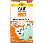 Country Life, Gut Connection Kids, средство для укрепления иммунитета, кисло-сладкий вкус, 100 жевательных таблеток