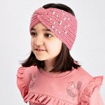 Повязка Accessory вязаная/Цвет: розовый