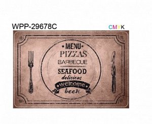 Салфетка сервировочная "Delicious menu" 45х30см