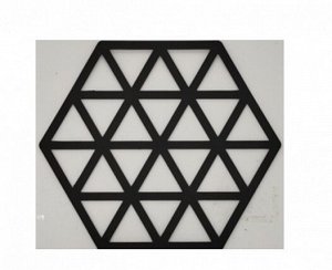 Салфетка сервировочная "Diamond Pattern" 38х43,5см, цв.черный