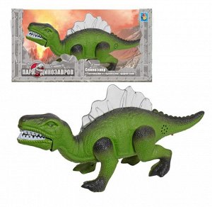 RoboLife. Робот-динозавр "Спинозавр" движ., свет.,звук.эфф., цвет в ассорт (зеленый) арт.Т59093
