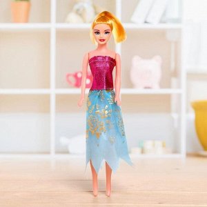 Кукла модель «Оля» в платье, МИКС