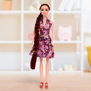 Кукла-модель «Вера» в платье, МИКС