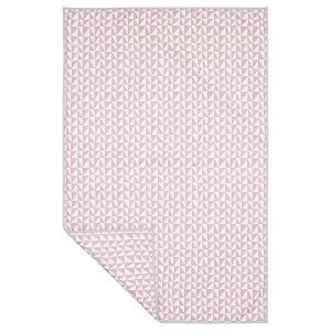 LURVIG ЛУРВИГ Одеяло, розовый/треугольник 100x150 см