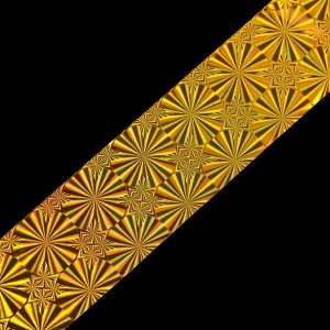 Переводная фольга для декора «Круги», 4 * 80 см, цвет золотистый