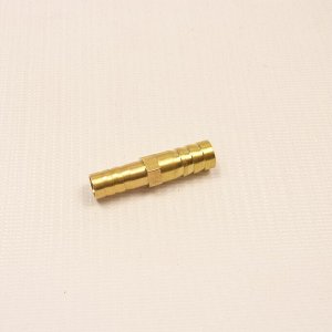 Переходник шланговый латунный с 10 на 10 мм