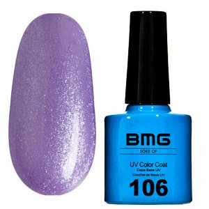 Гель-лак BMG 106 – Светло фиолетовый с голубо-красным микроблеском