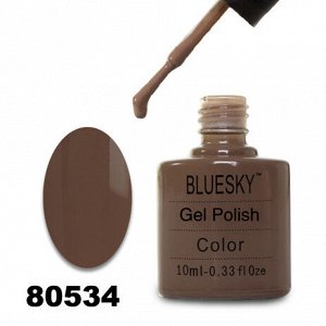 Гель лак Bluesky 80534-Серо-коричневый