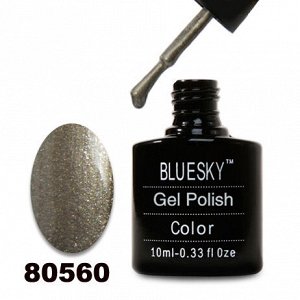 Гель лак Bluesky 80560-Бронзовый с золотым микроблеском