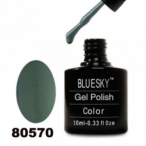 Гель лак Bluesky 80570-Темно-оливковый,плотный