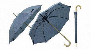 "Rain" Зонт женский, трость, серый с рисунком TU103 103110 ВЭД