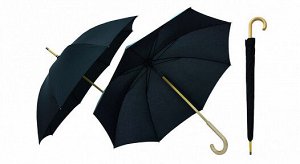 "Rain" Зонт мужской, трость, черный TU103 С00 ВЭД