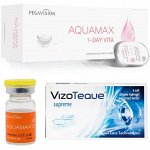 Обычные контактные линзы. Aquamax VizoTeque Офтальмикс