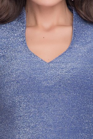 Блузка Блузка из трикотажного полотна с блеском.
30% вискоза 65% п/э,5% эластан