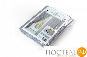 ШТГА013-ACT060 Шторы для кухни "Скромные цветы", 145*180 см, Габардин (50% хлопок, 50% полиэстер), упаковка: ПВХ
