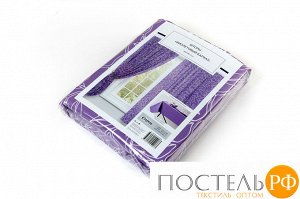 ШТГА013-DAT0028 Шторы для кухни &quot;Фиолетовый бархат&quot;, 145*180 см, Габардин (50% хлопок, 50% полиэстер), упаковка: ПВХ