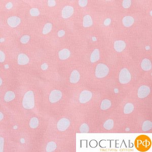 Постельное белье "Этель" 1,5 сп Soft pink 143х215 см, 150х214 см, 50х70 см -1 шт, 100% хл, бязь