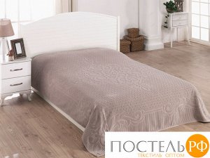 Покрывало-Простынь Diva Afrodita Natural  Series Poppy (200х220) коричневый, 100% хлопок, в коробке