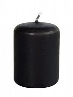 Свеча пеньковая 40 х 50 цвет черный
