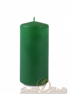 Пеньковая 40 х 90 темно-зеленая свеча