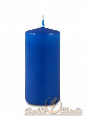 Свеча пеньковая 40 х 90 цвет синий
