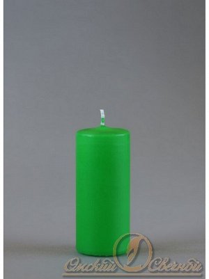 Свеча пеньковая 40 х 90 цвет зеленый