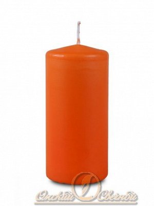 Пеньковая 40 х 90 оранжевая свеча
