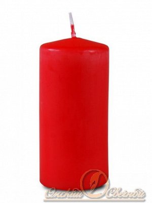 Свеча пеньковая 60 х 125 цвет красный