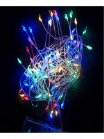 Электрогирлянда бахрома светодиодная 240 см цвет мульти батарейки