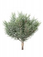 Ветки еловые заснеженные связка 27см, 3шт