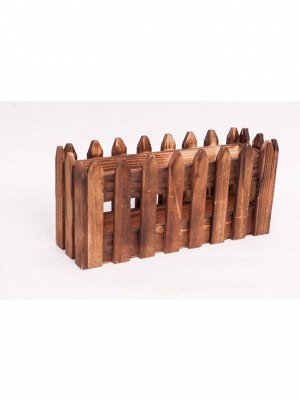 Ящик-заборчик деревянный 9 х 14 х 30 см