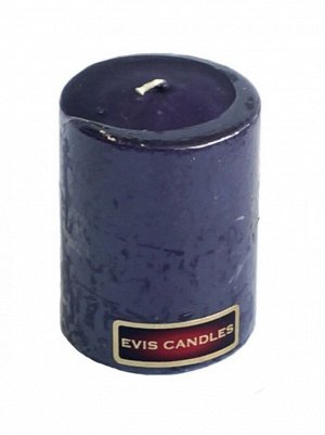 Свеча парафин цилиндр 50 мм цвет фиолетовый