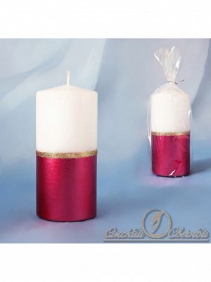 Пеньковая Рубиново-белая 60х125 свеча