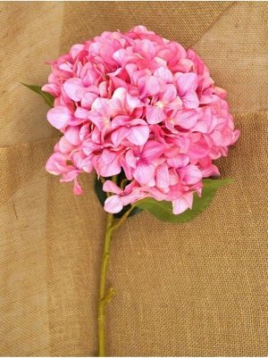 Гортензия розовая цветок искусственный высота 110 см
