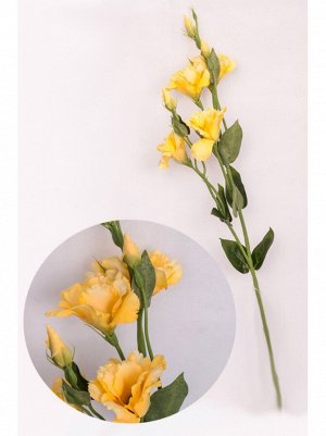 Лизиантус цветок искусственный 82см цвет желтый