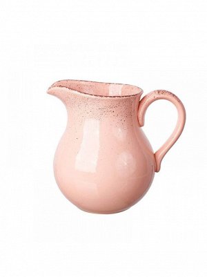 Кувшин керамика 2 л H18,5 см цвет розовый 4204/18/роз