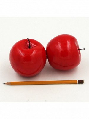 Яблоко красное 8 см упаковка 10 шт
