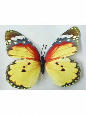 Бабочка на магните 40 см бумага проволочный каркас