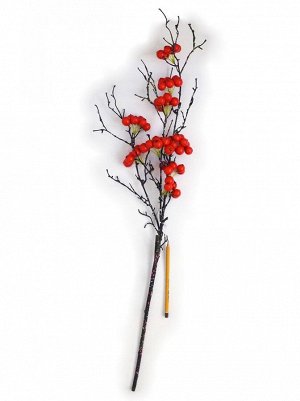 Боярышник ягода на ветке 80 см цвет красный HS- 33-3