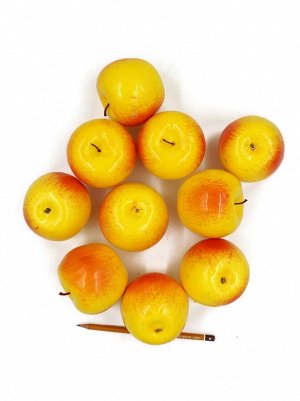 Яблоко желтое 7 см цена за 1 шт